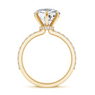Rosec Jewels-Heart Shaped Lab Grown Diamond 3 Carat Solitaire Engagement Ring with IGI Certificate