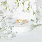 IGI Certified Heart Lab Grown Diamond Side Stone Engagement Ring 2 Carat Lab - ( E-VS1 ) - Rosec Jewels