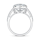 Rosec Jewels-Big 5 Carat Lab Grown Diamond Heart Shaped Engagement Ring with IGI Certificate