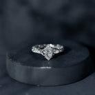 Vintage Inspired 1 Carat Marquise Cut Lab Grown Diamond Celtic Engagement Ring IGI Certified Lab - ( E-VS1 ) - Rosec Jewels