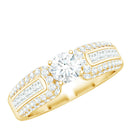 Rosec Jewels-1.75 CT Cubic Zircon Statement Engagement Ring