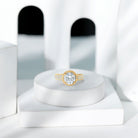 2 Carat Moissanite Round Cut Engagement Ring With Side Stones D-VS1 - Rosec Jewels
