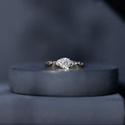 Solitaire Moissanite Celtic Knot Ring for Women D-VS1 - Rosec Jewels