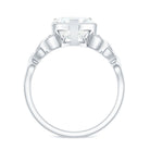 Heart Shaped Moissanite Celtic Engagement Ring D-VS1 - Rosec Jewels