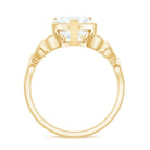Heart Shaped Moissanite Celtic Engagement Ring D-VS1 - Rosec Jewels