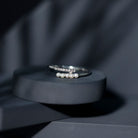 Cultured Freshwater Pearl Diamond Wrap Ring for Women AAA - Rosec Jewels