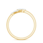 Natural Diamond Double Heart Ring for Promise Natural - ( HI-SI ) - Rosec Jewels