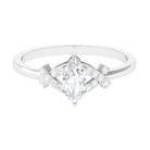 1 CT Marquise Cut Zircon Engagement Ring with Split Shank AAAA - Rosec Jewels