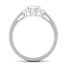 3.25 CT Octagon Cut Zircon Statement Engagement Ring AAAA - Rosec Jewels