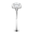 Rosec Jewels-Asscher Cut Zircon Statement Engagement Ring