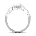 5 CT Split Shank Octagon Cut Zircon Statement Engagement Ring AAAA - Rosec Jewels