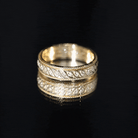 Lab Grown Diamond Designer Wedding Band Ring Lab - ( EF-VS ) - Rosec Jewels