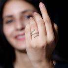 Certified Lab Grown Diamond Cocktail Ring For Women Lab - ( EF-VS ) - Rosec Jewels