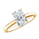 Rosec Jewels-IGI Certified Solitaire Lab Grown Diamond Radiant Cut Engagement Ring 2 Carat