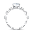 Rosec Jewels-3 Carat Lab Grown Diamond Radiant Engagement Ring with IGI Certificate