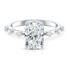 Rosec Jewels-3 Carat Lab Grown Diamond Radiant Engagement Ring with IGI Certificate