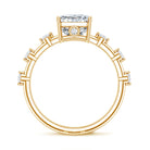 Rosec Jewels-3 Carat Lab Grown Diamond Radiant Engagement Ring with IGI Certificate
