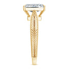 Vintage Inspired 3 Carat Radiant Cut Lab Grown Diamond Engagement Ring IGI Certified Lab - ( E-VS1 ) - Rosec Jewels