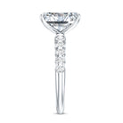 Rosec Jewels-Lab Grown 3 Carat Diamond Radiant Cut Engagement Ring with IGI Certificate