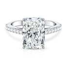 Rosec Jewels-IGI Certified 5 Carat Lab Grown Diamond Solitaire Radiant Cut Engagement Ring
