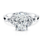 Rosec Jewels-IGI Certified 3 Carat Radiant Cut Lab Diamond Knot Engagement Ring