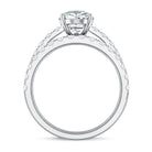 Rosec Jewels-IGI Certified Lab Grown 2 Carat Diamond Pear Shaped Engagement Ring with Wedding Band