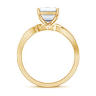 Rosec Jewels-3 Carat Emerald Cut Lab Grown Diamond Infinity Engagement Ring IGI Certified