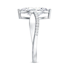 Rosec Jewels-IGI Certified Lab Grown Diamond Marquise Solitaire Engagement Ring 2 Carat