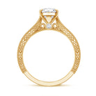 Rosec Jewels-IGI Certified Antique Looking 2 Carat Marquise Lab Diamond Engagement Ring with Engraved Shank