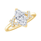 Rosec Jewels-IGI Certified 1 Carat Lab Grown Diamond Marquise Engagement Ring with Split Shank