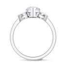 Rosec Jewels-Marquise Cut IGI Certified Lab Grown Diamond Statement Engagement Ring 2 Carat