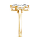 Rosec Jewels-Marquise Cut IGI Certified Lab Grown Diamond Statement Engagement Ring 2 Carat