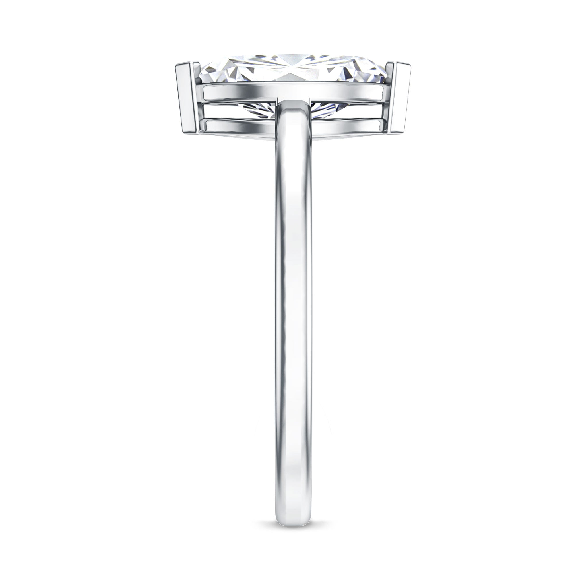 Rosec Jewels-Classic Marquise Cut Lab Grown Diamond 1 Carat Engagement Ring with IGI Certificate