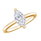 Rosec Jewels-Classic Marquise Cut Lab Grown Diamond 1 Carat Engagement Ring with IGI Certificate