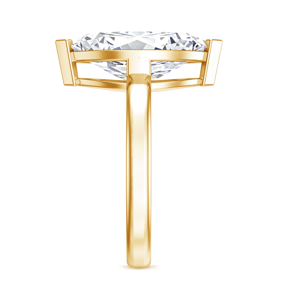 Rosec Jewels-2 Carat Lab Grown Diamond Marquise Engagement Ring with IGI Certificate