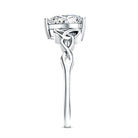 Rosec Jewels-IGI Verified 2 Carat Heart Shape Lab Grown Diamond Celtic Engagement Ring