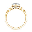 Rosec Jewels-IGI Verified 2 Carat Heart Shape Lab Grown Diamond Celtic Engagement Ring