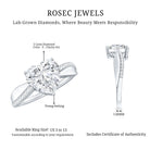 Rosec Jewels-IGI Certified 2 Carat Lab Grown Diamond Heart Shaped Engagement Ring