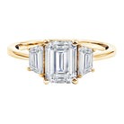 Rosec Jewels-2 Carat IGI Authenticated Lab Grown Diamond Three Stone Engagement Ring