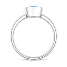 Rosec Jewels-IGI Certified Bezel Set Lab Grown Blue Diamond Marquise Engagement Ring 3 Carat