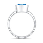 Rosec Jewels-Big 4 Carat Lab Grown Blue Diamond Marquise Cut Engagement Ring IGI Certified
