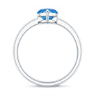 Rosec Jewels-2 Carat Marquise Cut Engagement Ring with IGI Certified Lab Grown Blue Diamond