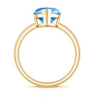 Rosec Jewels-Marquise Lab Grown Blue Diamond 2 Carat Solitaire Engagement Ring IGI Certified