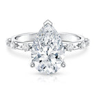 Rosec Jewels-IGI Certified 4 Carat Huge Lab Grown Diamond Pear Shaped Engagement Ring