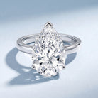 4 Carat IGI Certified Lab Grown Diamond Pear Engagement Ring Lab - ( E-VS1 ) - Rosec Jewels