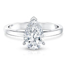 Rosec Jewels-2 Carat Solitaire Pear Cut Lab Grown Diamond Engagement Ring with IGI Certificate