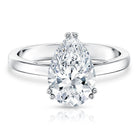 Rosec Jewels-Pear Shape IGI Certified 3 Carat Lab Grown Diamond Solitaire Engagement Ring