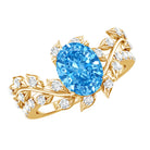 Rosec Jewels-Nature Inspired 2 Carat Lab Grown Diamond Vine Engagement Ring with IGI Certificate