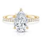 Rosec Jewels-IGI Certified 3 Carat Lab Grown Diamond Pear Shape Engagement Ring for Her