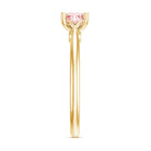 Rosec Jewels-1 Carat Round Lab Grown Pink Diamond Solitaire Ring with IGI Certificate